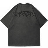 Angel Dark Print Oversized T-Shirt